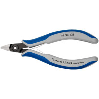 KNIPEX 79 32 125 Präzisions-Elektronik-Seitenschneider mit Mehrkomponenten-Hüllen brüniert 125 mm