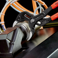 KNIPEX 81 01 250 SB Siphon- und Connectorenzange "SpeedGrip" mit rutschhemmendem Kunststoff überzogen schwarz atramentiert 250 mm