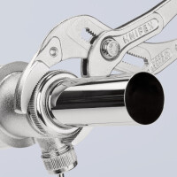 KNIPEX 81 03 250 SB Siphon- und Connectorenzange "SpeedGrip" mit rutschhemmendem Kunststoff überzogen verchromt 250 mm