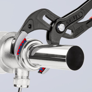 KNIPEX 81 11 250 SB Siphon- und Connectorenzange "SpeedGrip" mit rutschhemmendem Kunststoff überzogen schwarz atramentiert 250 mm