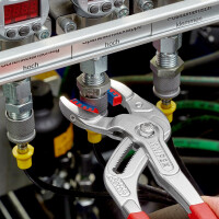 KNIPEX 81 13 250 Siphon- und Connectorenzange "SpeedGrip" mit rutschhemmendem Kunststoff überzogen verchromt 250 mm