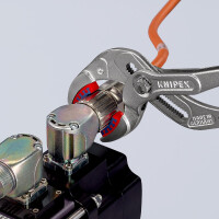 KNIPEX 81 13 250 Siphon- und Connectorenzange "SpeedGrip" mit rutschhemmendem Kunststoff überzogen verchromt 250 mm
