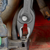 KNIPEX 82 01 200 TwinGrip Front- und Seitengreifzange mit rutschhemmendem Kunststoff überzogen grau atramentiert 200 mm