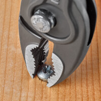 KNIPEX 82 02 150 TwinGrip Front- und Seitengreifzange mit Comfort-Griffen grau atramentiert 150 mm