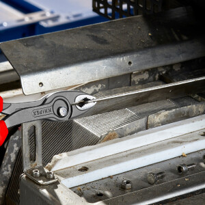 KNIPEX 82 02 200 SB TwinGrip Front- und Seitengreifzange mit Comfort-Griffen grau atramentiert 200 mm