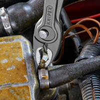 KNIPEX 82 02 200 SB TwinGrip Front- und Seitengreifzange mit Comfort-Griffen grau atramentiert 200 mm