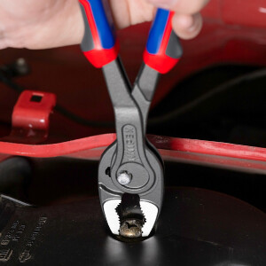 KNIPEX 82 02 250 TwinGrip Front- und Seitengreifzange mit Comfort-Griffen grau atramentiert 250 mm