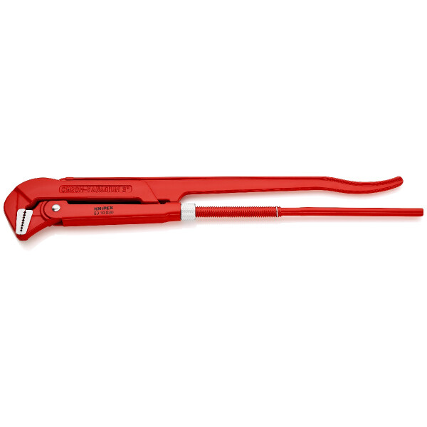 KNIPEX 83 10 030 Rohrzange 90° rot pulverbeschichtet 650 mm