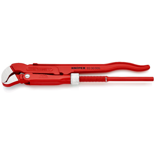 KNIPEX 83 30 005 Rohrzange S-Maul rot pulverbeschichtet 245 mm