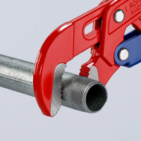 KNIPEX 83 60 010 Rohrzange S-Maul mit Schnelleinstellung rot pulverbeschichtet 330 mm