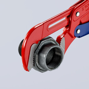 KNIPEX 83 60 020 Rohrzange S-Maul mit Schnelleinstellung rot pulverbeschichtet 560 mm