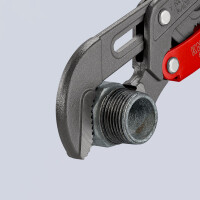 KNIPEX 83 61 010 Rohrzange S-Maul mit Schnelleinstellung mit Kunststoff überzogen grau pulverbeschichtet 330 mm
