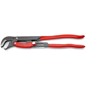 KNIPEX 83 61 020 Rohrzange S-Maul mit Schnelleinstellung mit Kunststoff überzogen grau pulverbeschichtet 560 mm