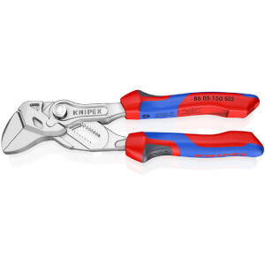 KNIPEX 86 05 150 S02 Zangenschlüssel mit aufgerauten...