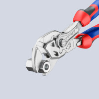 KNIPEX 86 05 150 Zangenschlüssel Zange und Schraubenschlüssel in einem Werkzeug mit Comfort-Griffen verchromt 150 mm
