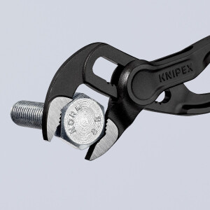 KNIPEX 87 00 100 Cobra® XS Wasserpumpenzange aufgeprägte, raue Oberfläche grau atramentiert 100 mm