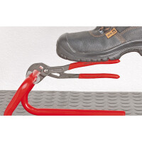 KNIPEX 87 01 250 SB Cobra® Hightech-Wasserpumpenzange mit rutschhemmendem Kunststoff überzogen grau atramentiert 250 mm