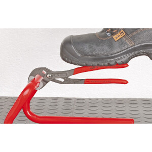 KNIPEX 87 01 250 Cobra® Hightech-Wasserpumpenzange mit rutschhemmendem Kunststoff überzogen grau atramentiert 250 mm
