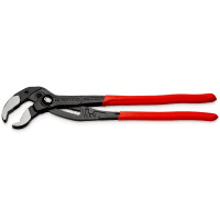 KNIPEX 87 01 400 SB Cobra® XL Rohr- und Wasserpumpenzange mit rutschhemmendem Kunststoff überzogen grau atramentiert 400 mm