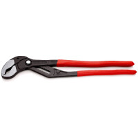 KNIPEX 87 01 560 Cobra® XXL Rohr- und Wasserpumpenzange mit rutschhemmendem Kunststoff überzogen grau atramentiert 560 mm