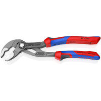 KNIPEX 87 02 180 SB Cobra® Hightech-Wasserpumpenzange mit Comfort-Griffen grau atramentiert 180 mm