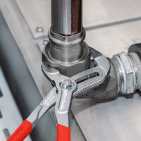 KNIPEX 87 03 250 Cobra® Hightech-Wasserpumpenzange mit rutschhemmendem Kunststoff überzogen verchromt 250 mm