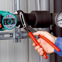 KNIPEX 88 01 300 SB Alligator® Wasserpumpenzange mit rutschhemmendem Kunststoff überzogen schwarz atramentiert 300 mm