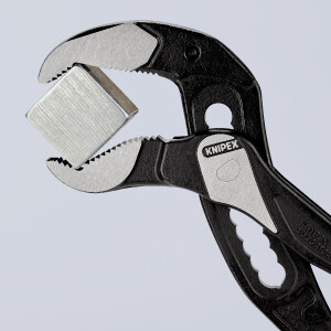 KNIPEX 88 01 400 Alligator® XL Rohr- und Wasserpumpenzange mit rutschhemmendem Kunststoff überzogen schwarz atramentiert 400 mm