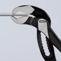 KNIPEX 88 01 400 Alligator® XL Rohr- und Wasserpumpenzange mit rutschhemmendem Kunststoff überzogen schwarz atramentiert 400 mm