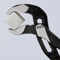 KNIPEX 88 01 400 Alligator® XL Rohr- und Wasserpumpenzange mit rutschhemmendem Kunststoff überzogen schwarz atramentiert 400 mm