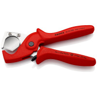 KNIPEX 90 20 185 SB PlastiCut® Schlauch- und Schutzrohrschneider aus zähem, glasfaserverstärktem Kunststoff 185 mm