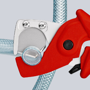 KNIPEX 90 20 185 PlastiCut® Schlauch- und Schutzrohrschneider aus zähem, glasfaserverstärktem Kunststoff 185 mm