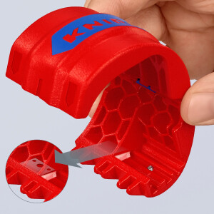 KNIPEX 90 22 10 BK BiX® Schneider für Kunststoffrohre und Dichthülsen 72 mm