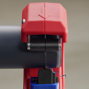 KNIPEX 90 23 01 BK DP50 Rohrschneider für dünnwandige Kunststoff-Abflussrohre 202 mm