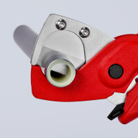 KNIPEX 90 25 185 SB Rohrschneider für Kunststoff-Verbundrohre aus zähem, glasfaserverstärktem Kunststoff 185 mm
