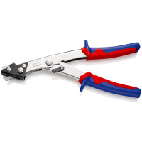 KNIPEX 90 55 280 Blechknabber mit Mehrkomponenten-Hüllen vernickelt 280 mm