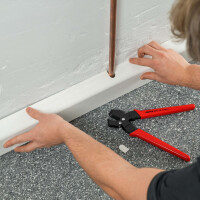 KNIPEX 90 61 16 Ausklinkzange mit Kunststoff-Hüllen brüniert 250 mm