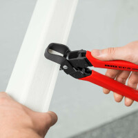 KNIPEX 90 61 20 Ausklinkzange mit Kunststoff-Hüllen brüniert 250 mm