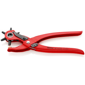 KNIPEX 90 70 220 SB Revolverlochzange rot...
