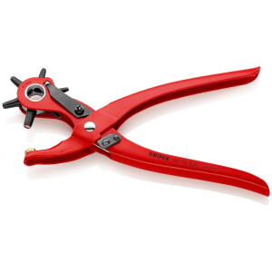 KNIPEX 90 70 220 Revolverlochzange rot pulverbeschichtet...