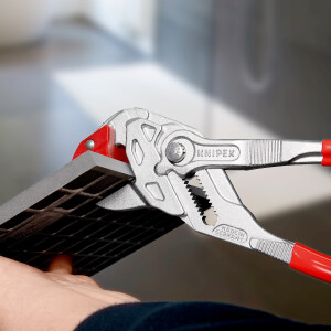KNIPEX 91 13 250 SB Fliesenbrechzange mit Kunststoff überzogen verchromt 250 mm