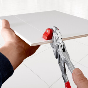 KNIPEX 91 13 250 SB Fliesenbrechzange mit Kunststoff überzogen verchromt 250 mm