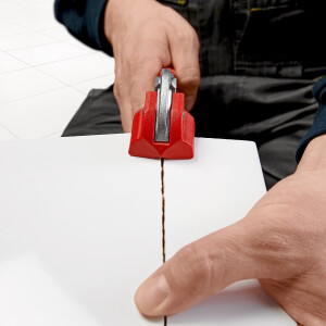 KNIPEX 91 13 250 SB Fliesenbrechzange mit Kunststoff überzogen verchromt 250 mm