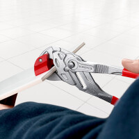 KNIPEX 91 13 250 SB Fliesenbrechzange mit Kunststoff überzogen verchromt 250 mm