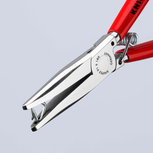 KNIPEX 91 91 180 Polsterklammerzange mit Kunststoff überzogen spiegelpoliert 180 mm