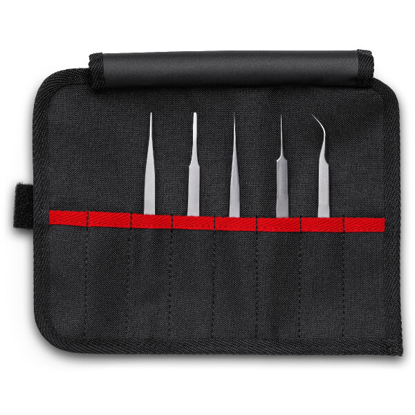KNIPEX 92 00 02 Präzisionspinzetten-Set 5-teilig 90 mm