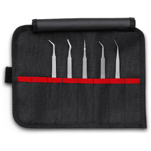 KNIPEX 92 00 03 SMD-Pinzetten-Set 5-teilig 90 mm