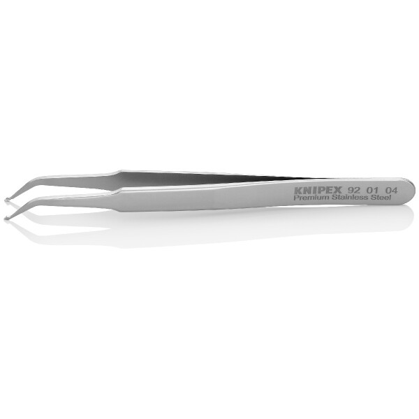 KNIPEX 92 01 04 SMD-Präzisionspinzette Glatt 115 mm
