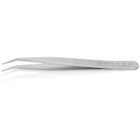 KNIPEX 92 02 54 SMD-Präzisionspinzette Glatt 115 mm