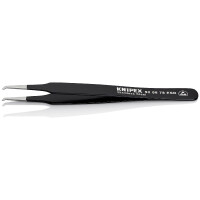 KNIPEX 92 08 78 ESD SMD-Präzisionspinzette Glatt 118 mm